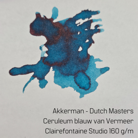 Akkerman Dutch Masters - Ceruleum blauw van Vermeer inksample
