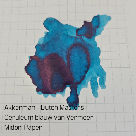 Akkerman Dutch Masters - Ceruleum blauw van Vermeer inksample