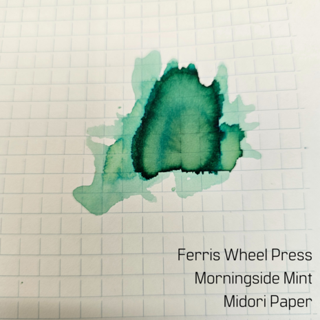 Ferris Wheel Press - Morningside Mint inksample