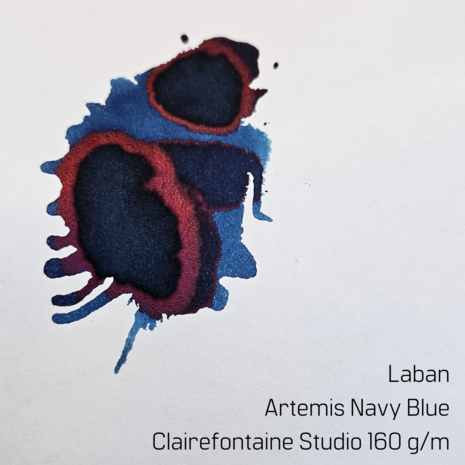 Laban - Artemis Navy Blue - inksample