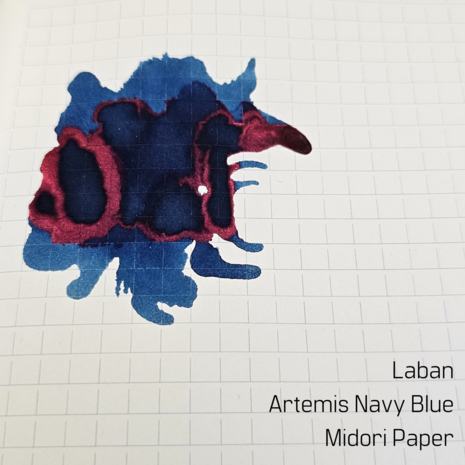 Laban - Artemis Navy Blue - inksample
