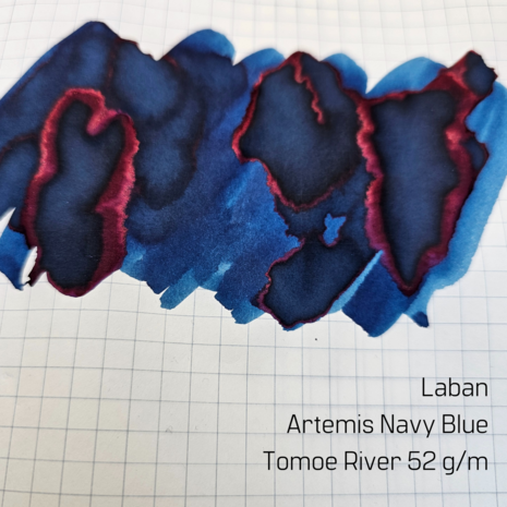 Laban - Artemis Navy Blue - inksample