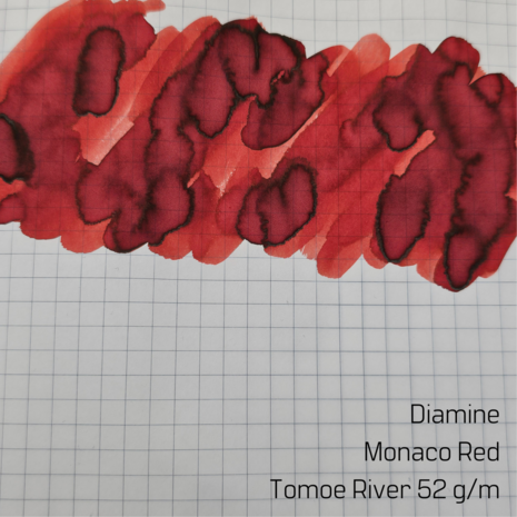 Diamine - Monaco Red - Inksample