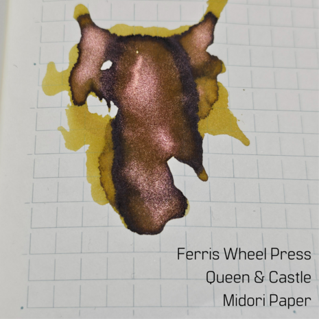 Ferris Wheel Press - Queen and Castle - inksample