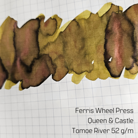 Ferris Wheel Press - Queen and Castle - inksample