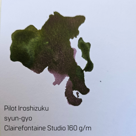 Pilot Iroshizuku - syun-gyo - inksample