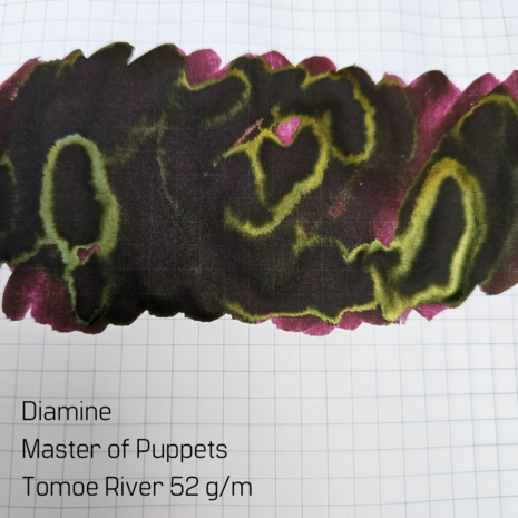 Diamine Master of Puppets - inksample