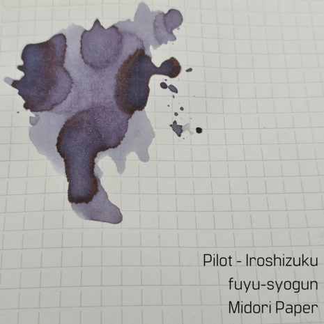 Pilot Iroshizuku - fuyu-syogun - inksample