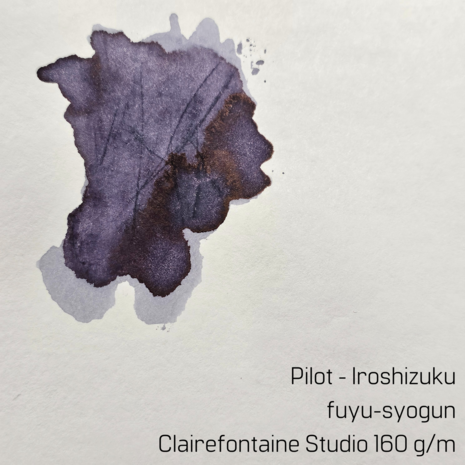 Pilot Iroshizuku - fuyu-syogun - inksample