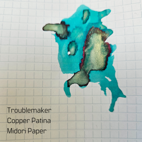 Troublemaker Copper Patina - inksample