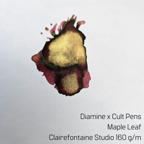 Diamine x Cult Pens - Maple Leaf - Inksample