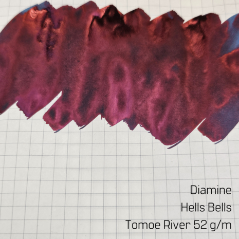 Diamine Hells Bells - inksample