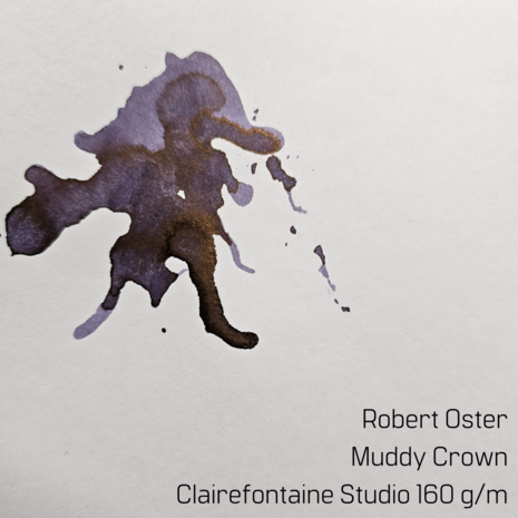 Robert Oster Muddy Crown - inksample