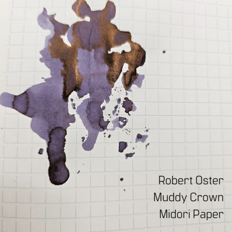 Robert Oster Muddy Crown - inksample