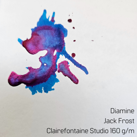 Diamine Jack Frost -  inksample 