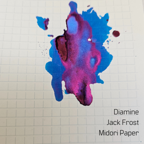 Diamine Jack Frost -  inksample 