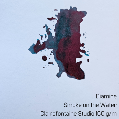 Diamine Smoke on the Water - inksample
