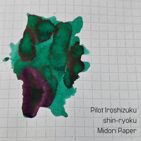 Pilot Iroshizuku - Shin-Ryoku - inksample