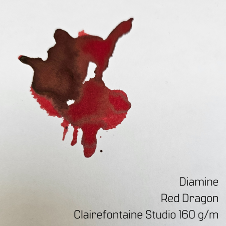 Diamine Red Dragon - inksample