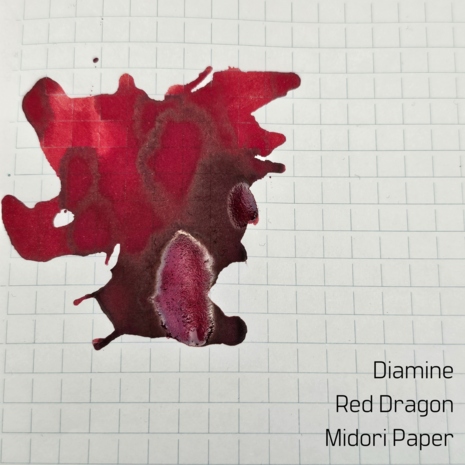 Diamine Red Dragon - inksample