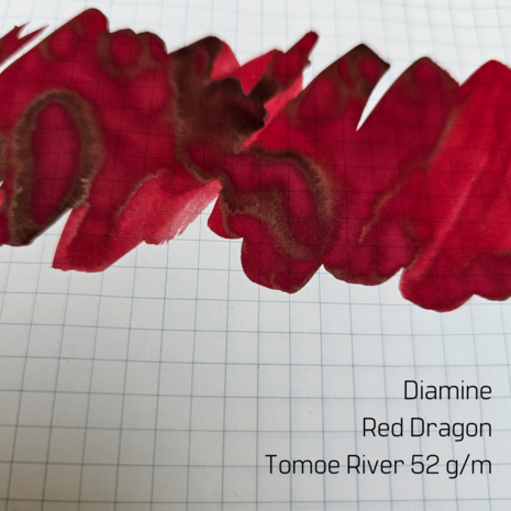 Diamine Red Dragon - inksample