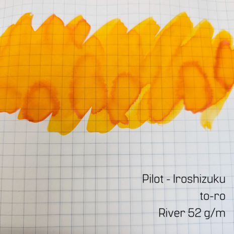 Pilot Iroshizuku -  to-ro - inksample