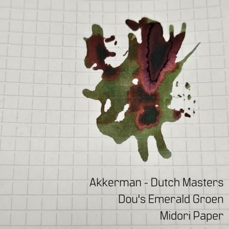 Akkerman Dutch Masters -  Dou&#039;s Emerald Groen - inksample