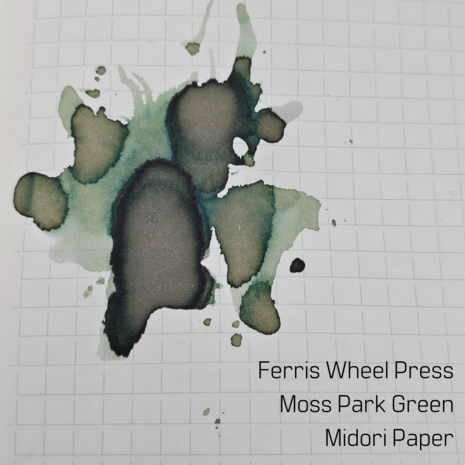 Ferris Wheel Press -  Moss Park Green - inksample