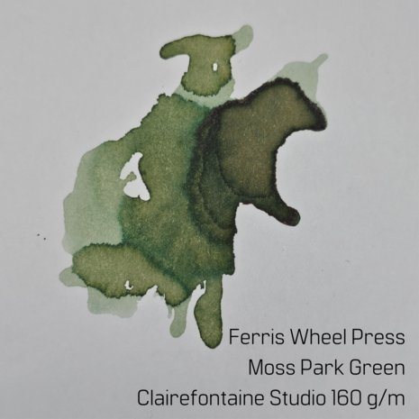 Ferris Wheel Press -  Moss Park Green - inksample