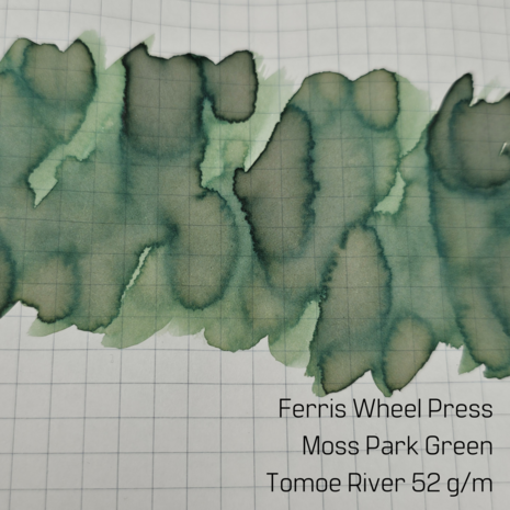 Ferris Wheel Press -  Moss Park Green - inksample