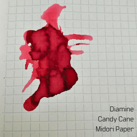 Diamine - Candy Cane - inksample