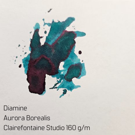 Diamine Aurora Borealis - inksample
