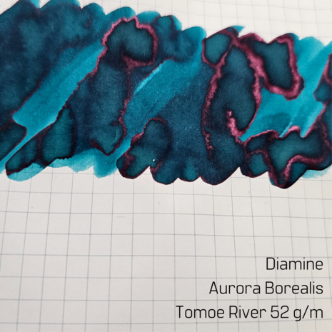 Diamine Aurora Borealis - inksample
