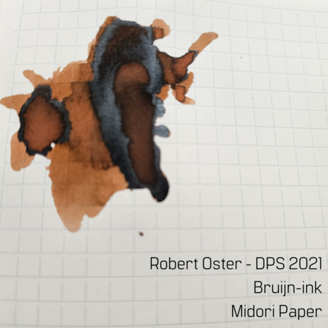 Robert Oster Bruijn-ink - inksample