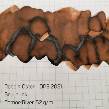 Robert Oster Bruijn-ink - inksample