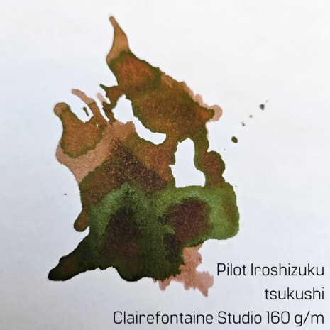 Pilot Iroshizuku - Tsukushi - inksample