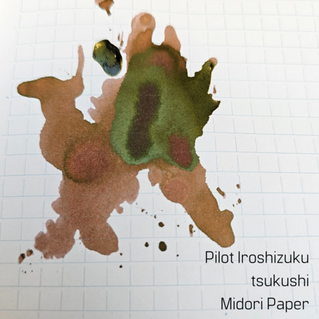 Pilot Iroshizuku - Tsukushi - inksample