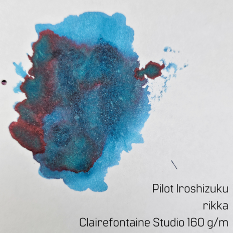 Pilot Iroshizuku - rikka - inksample