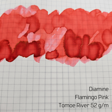 Diamine - Flamingo Pink - Inksample
