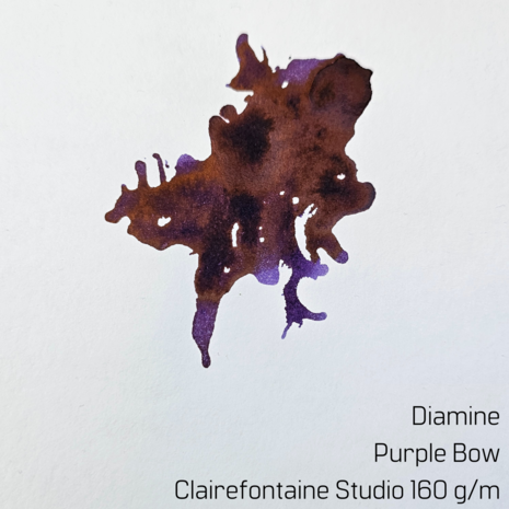 Diamine - Purple Bow - inksample