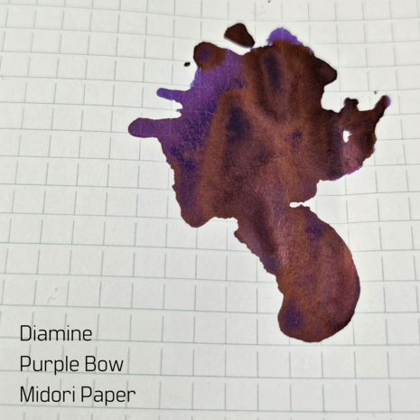 Diamine - Purple Bow - inksample
