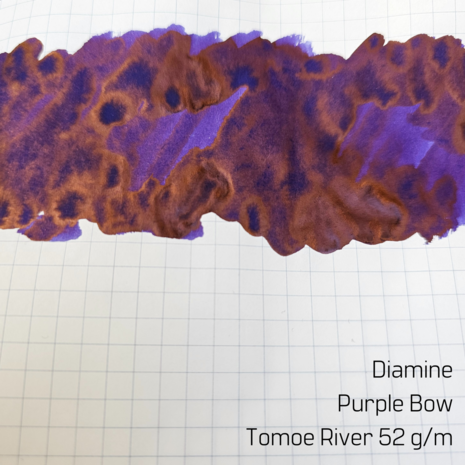 Diamine - Purple Bow - inksample
