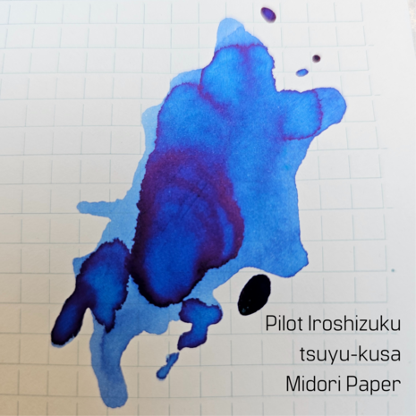 Pilot Iroshizuku - tsuyu-kusa - inksample