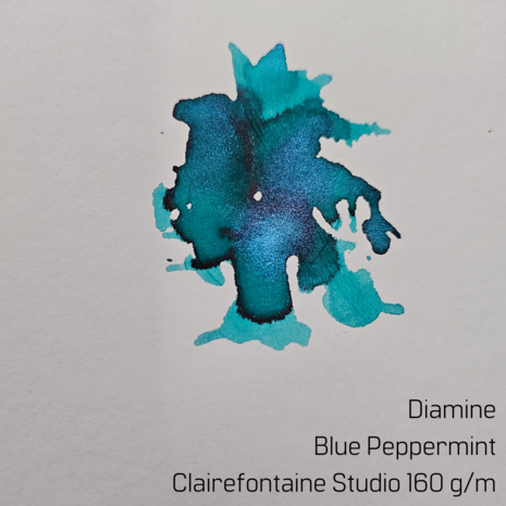 Diamine - Blue Peppermint - inksample