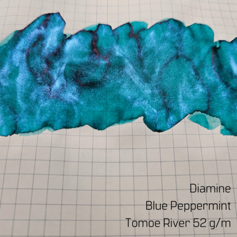Diamine - Blue Peppermint - inksample