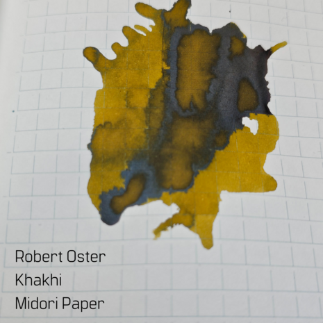 Robert Oster - Khakhi - inkt sample