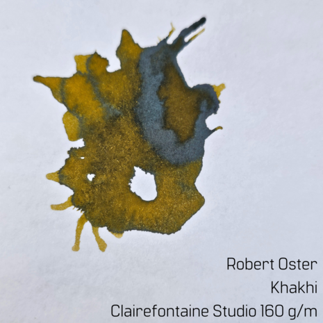 Robert Oster - Khakhi - inkt sample