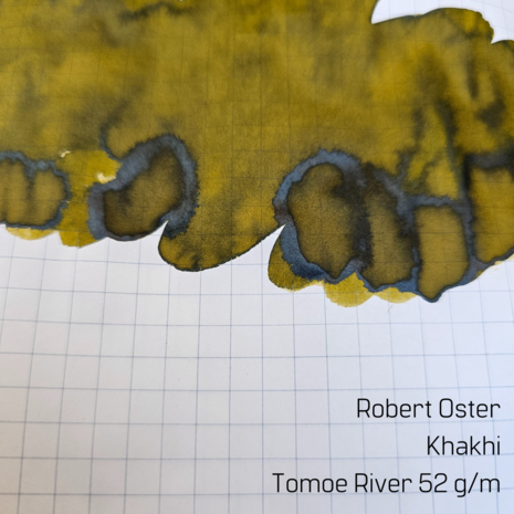 Robert Oster - Khakhi - inkt sample