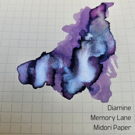 Diamine - Memory Lane - inksample