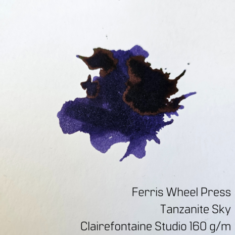 Ferris Wheel Press - Tanzanite Sky - inksample